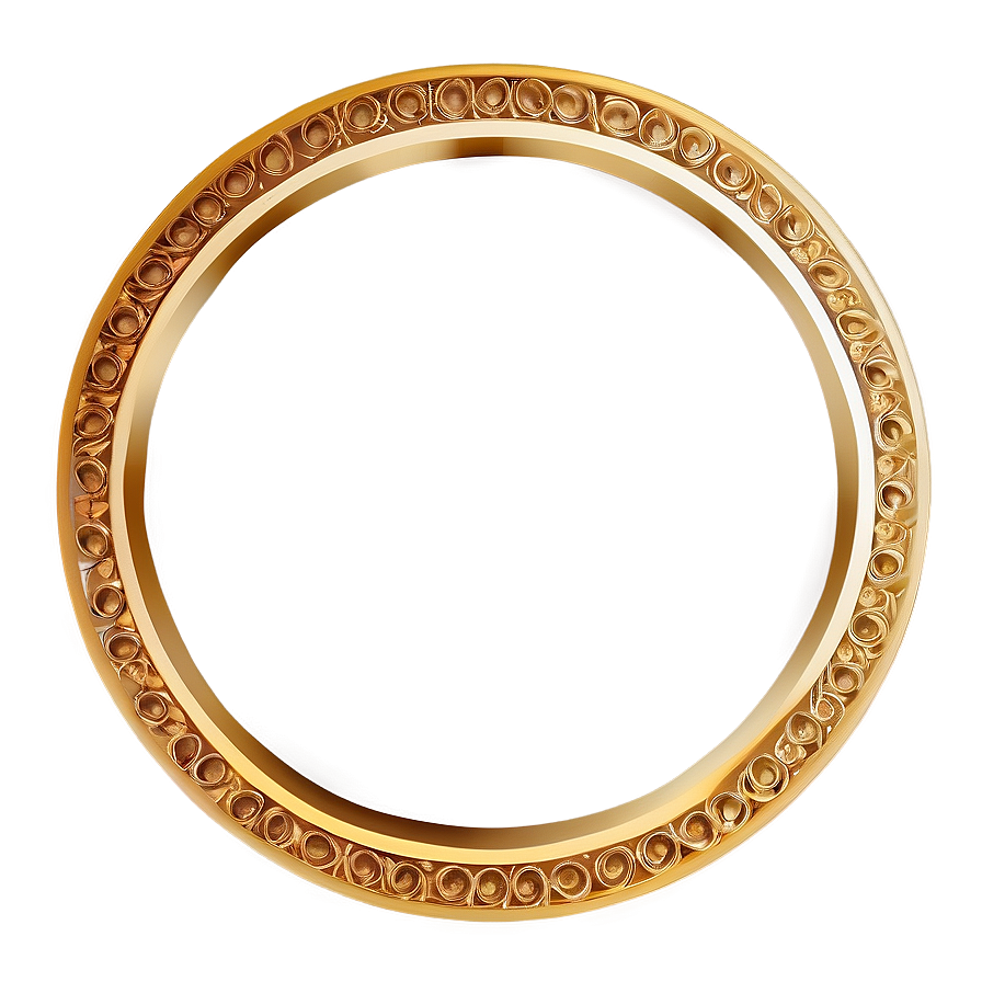 Boho Gold Circle Frame Png Dnb