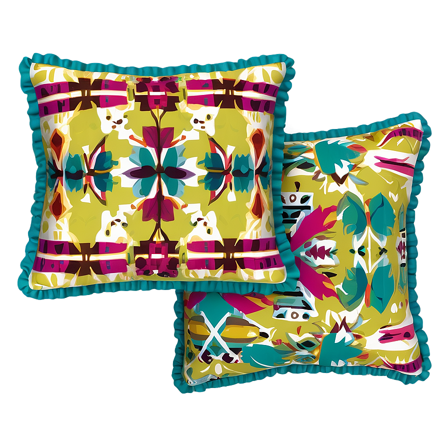 Boho Pillow Png 05252024