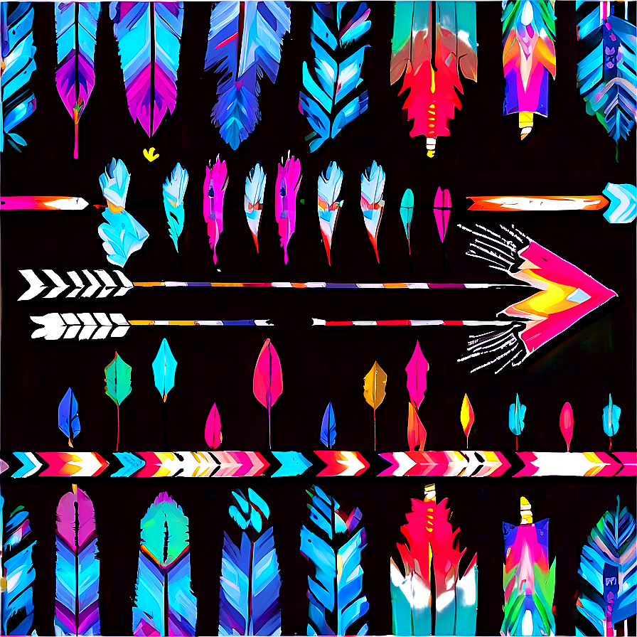 Boho Style Arrow Png 16