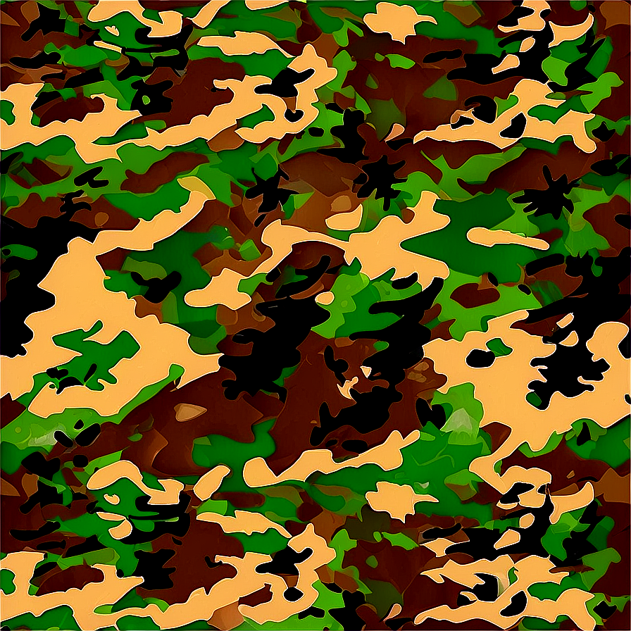 Bold Camo Print Png Nee