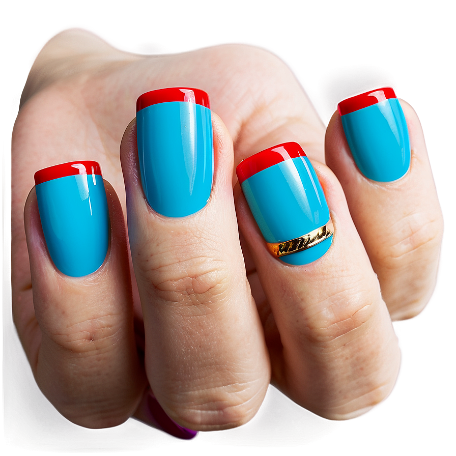 Bold Color Acrylic Nails Png Vbc56