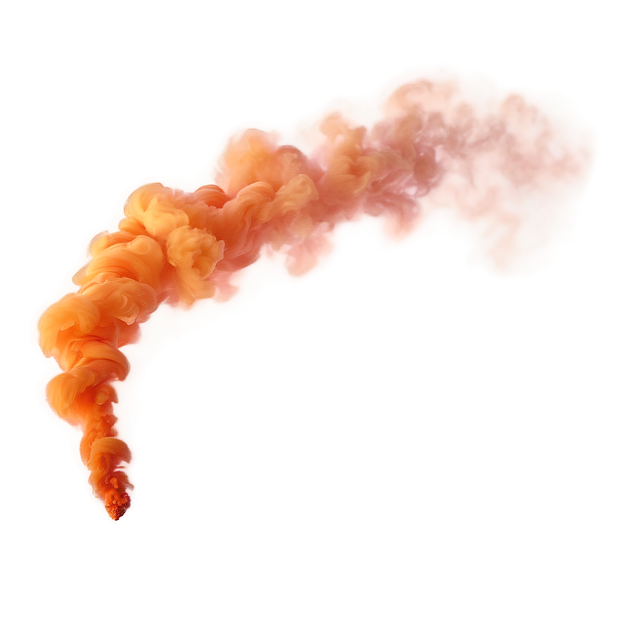 Bold Orange Smoke Png 06262024