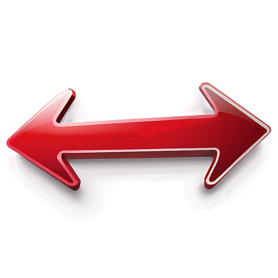 Bold Red Arrow Clipart PNG uvj44 PNG with transparent background