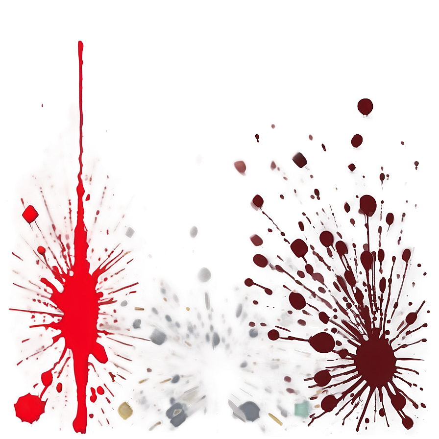 Bold Red Splatter Effect Png Xei74