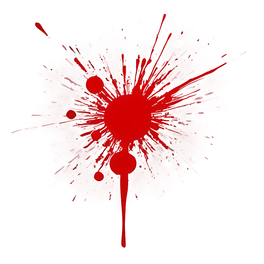 Bold Red Splatter Effect Png Yrp10