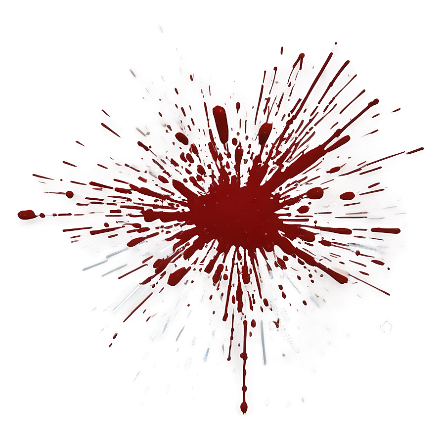 Bold Red Splatter Splash Png 32