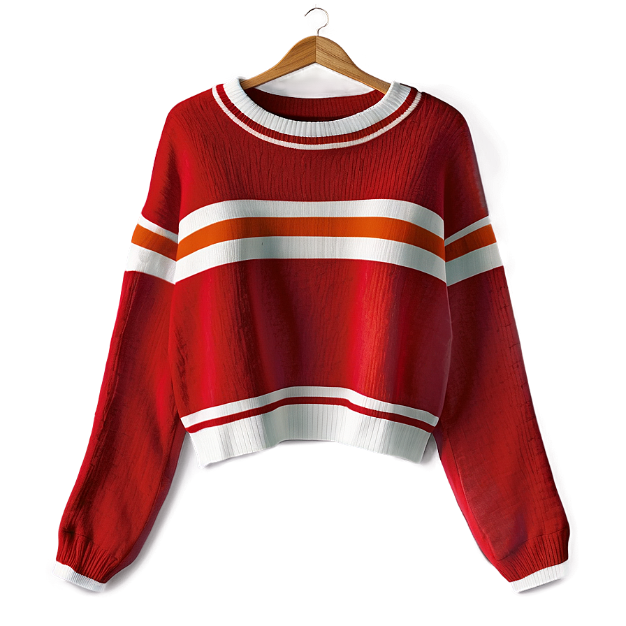 Bold Red Sweater Png 06292024