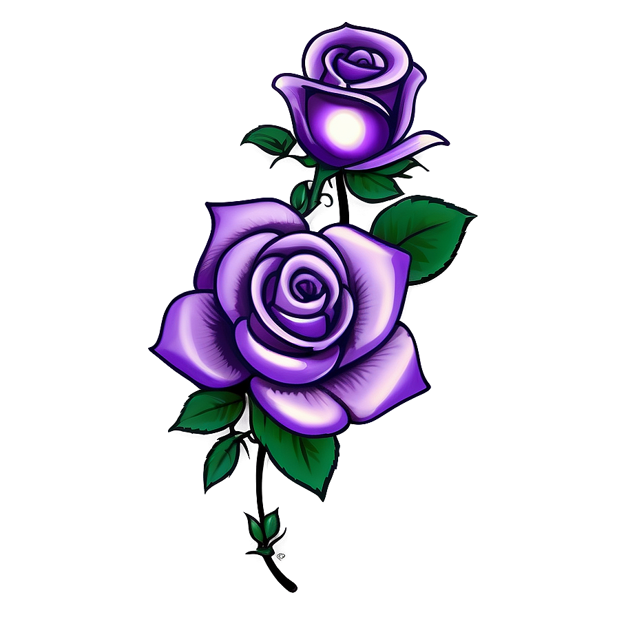 Bold Rose Tattoo Design Png 05252024