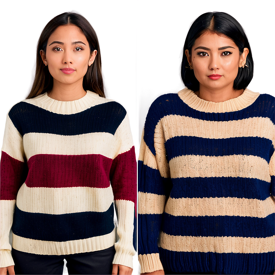 Bold Striped Sweaters Png 42