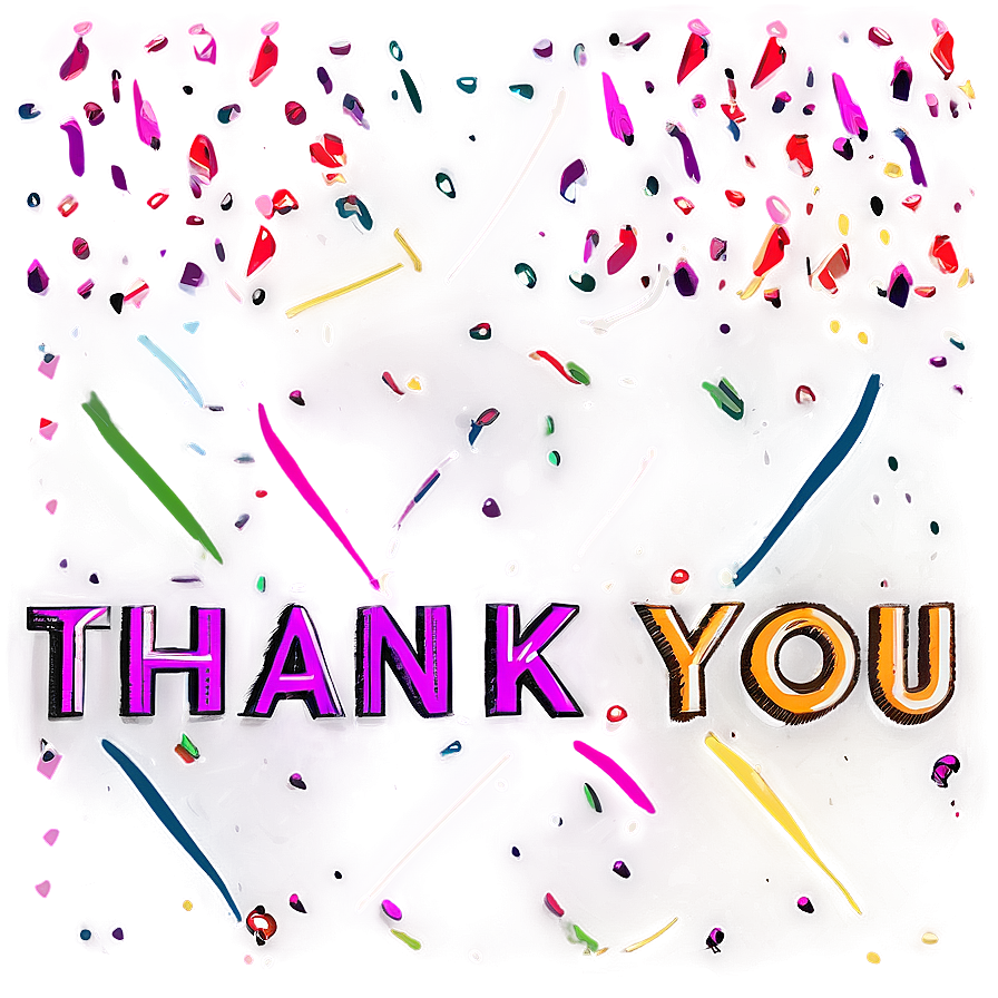 Bold Thank You Statement PNG ebe PNG with transparent background