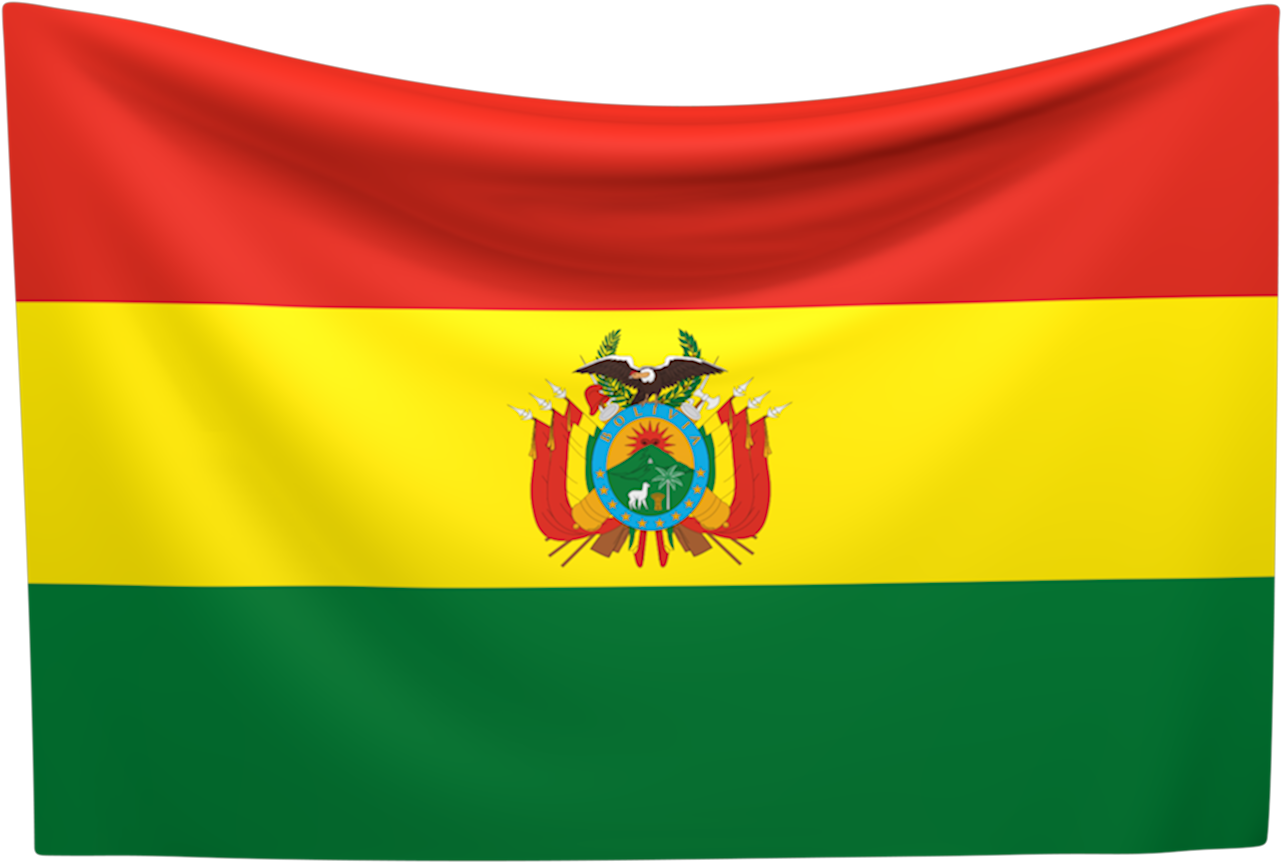 Bolivian National Flag Waving