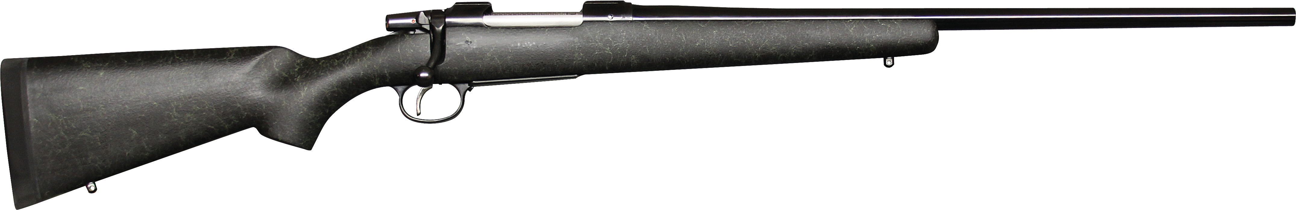 Bolt Action Rifle Side View PNG with transparent background