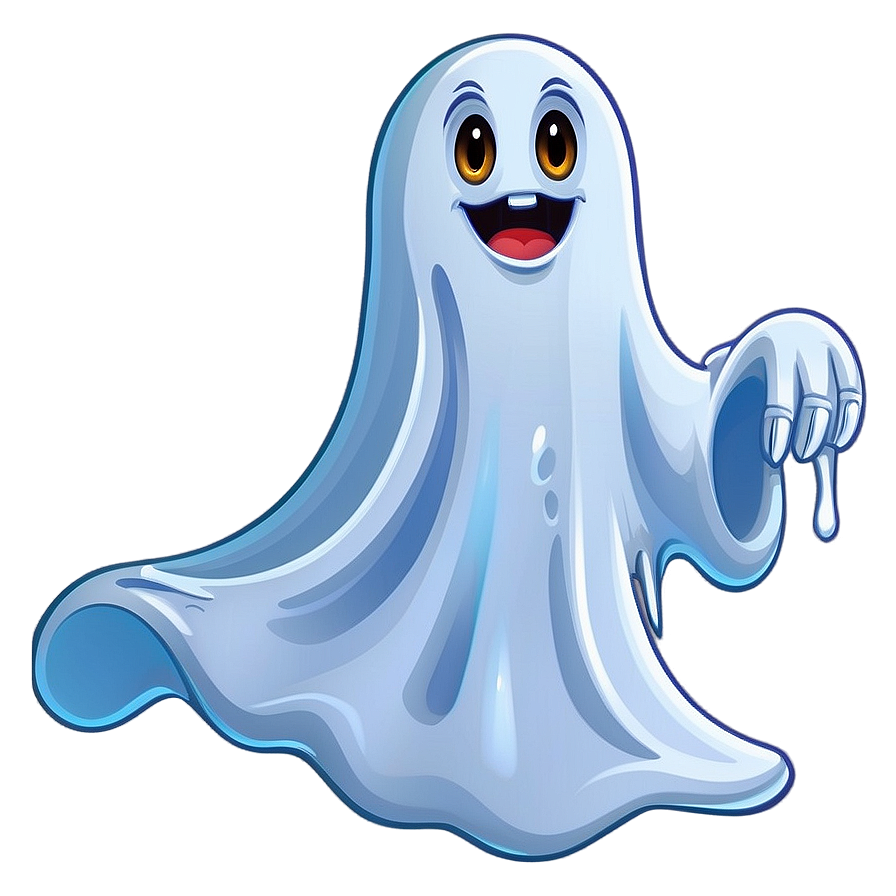 Boo Ghost Cartoon Style Png 49