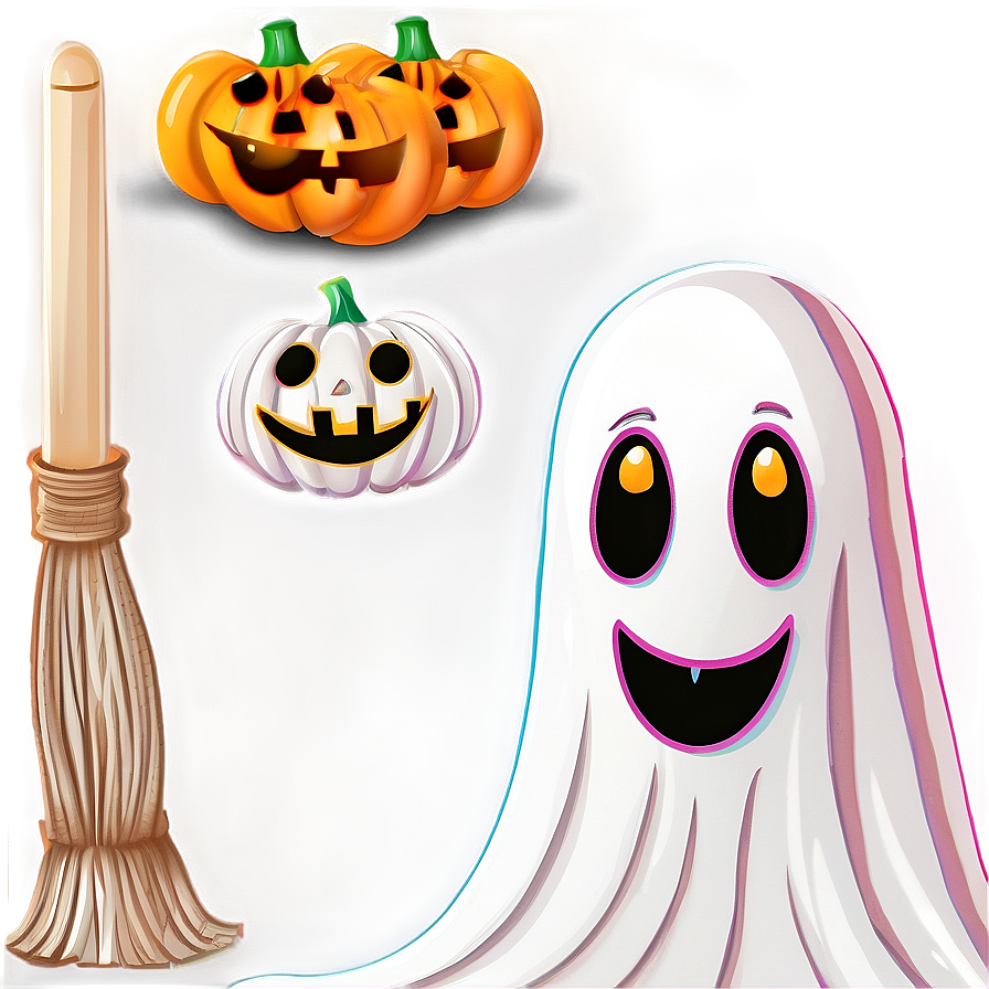 Boo Ghost Happy Halloween Png 06112024