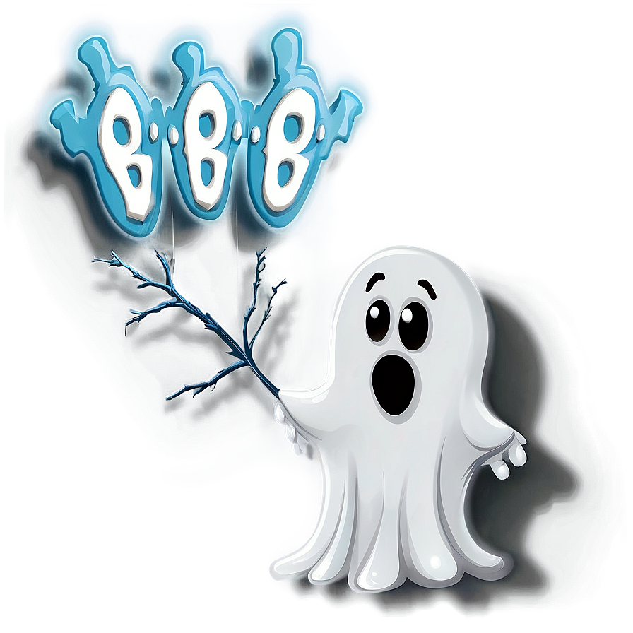 Boo Ghost In Dark Png Exl