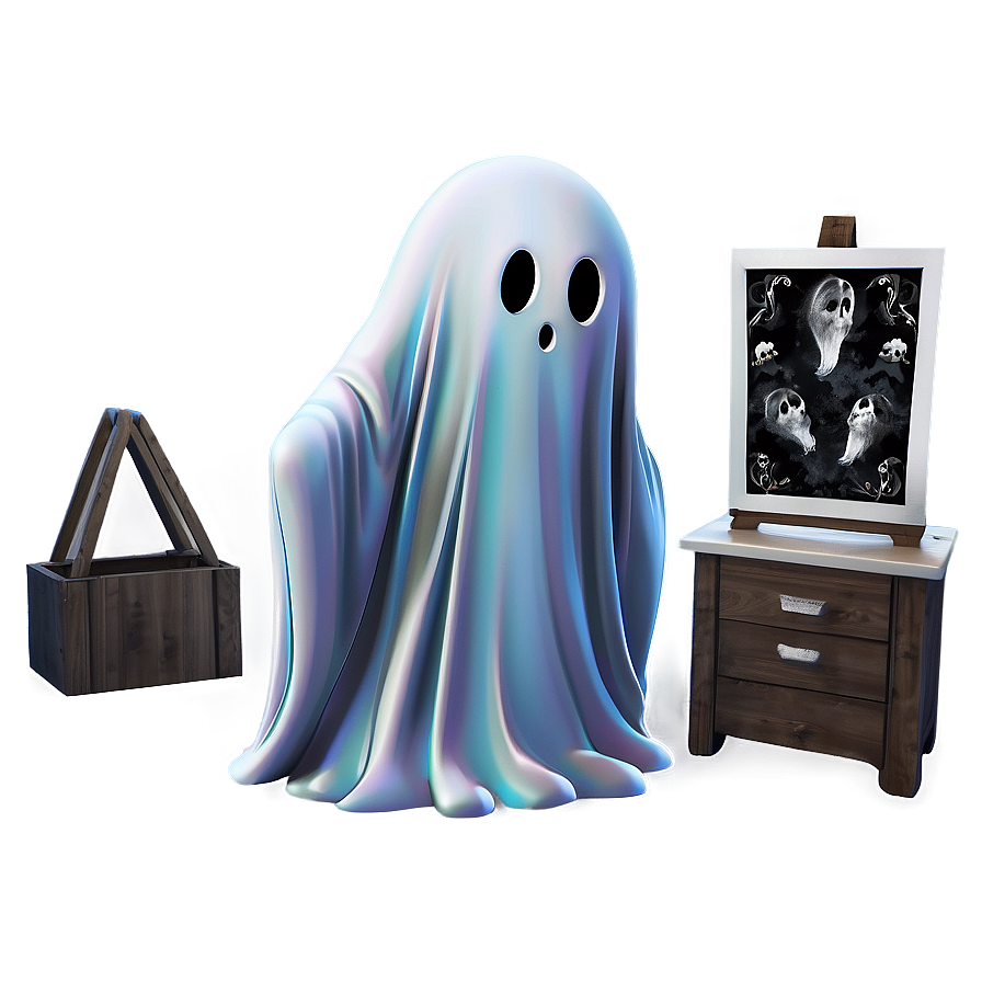 Boo Ghost Spooky Scene Png Ggh34