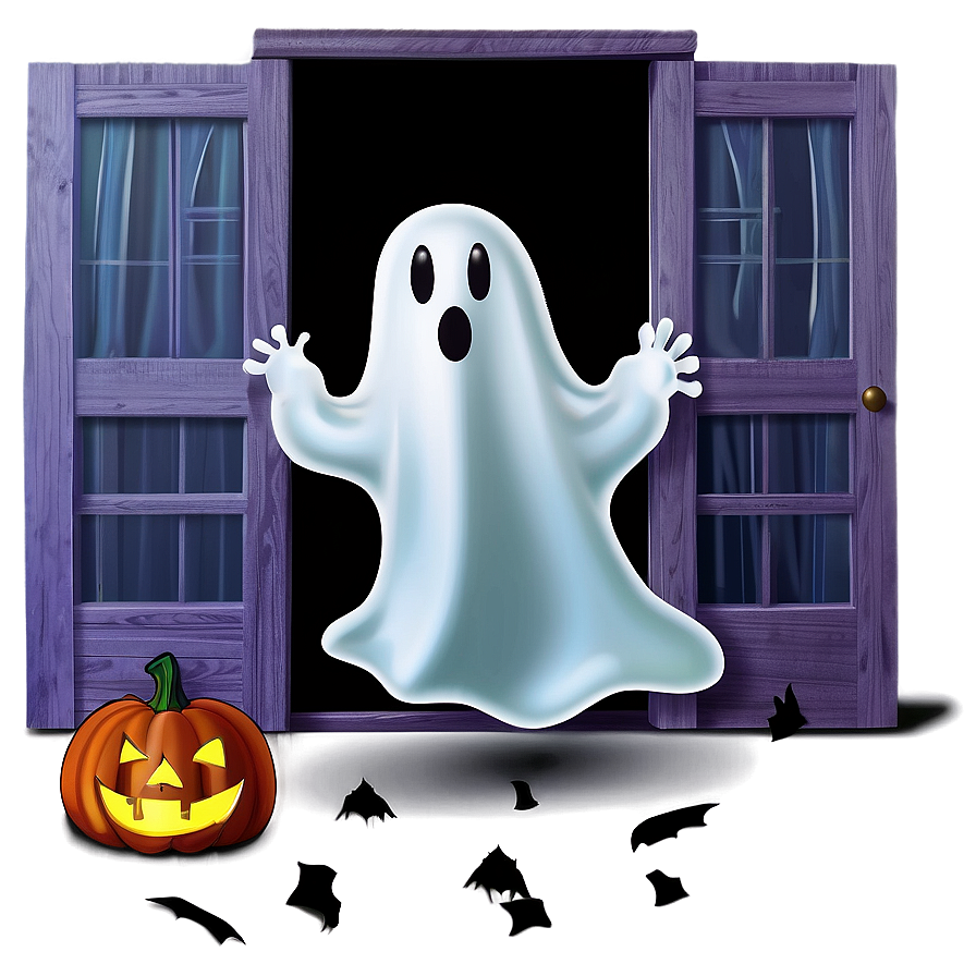 Boo Ghost Spooky Scene Png Gje90