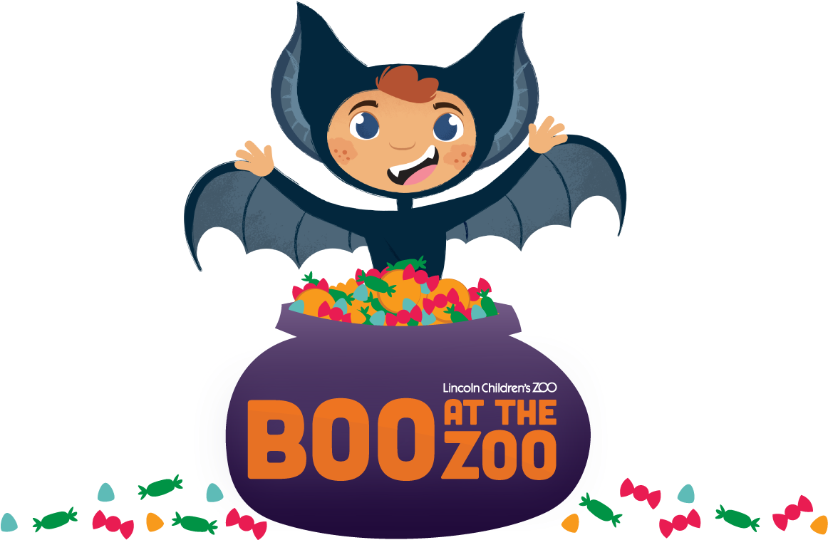 Boo At The Zoo Bat - Lincoln Children's Zoo Boo At The Zoo, HD Png Download PNG with transparent background