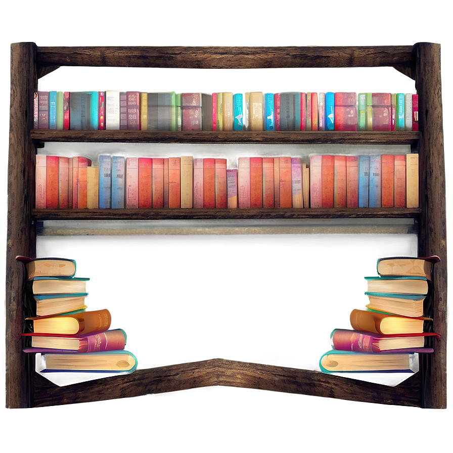 Book Lover's Nook Decor Png 87