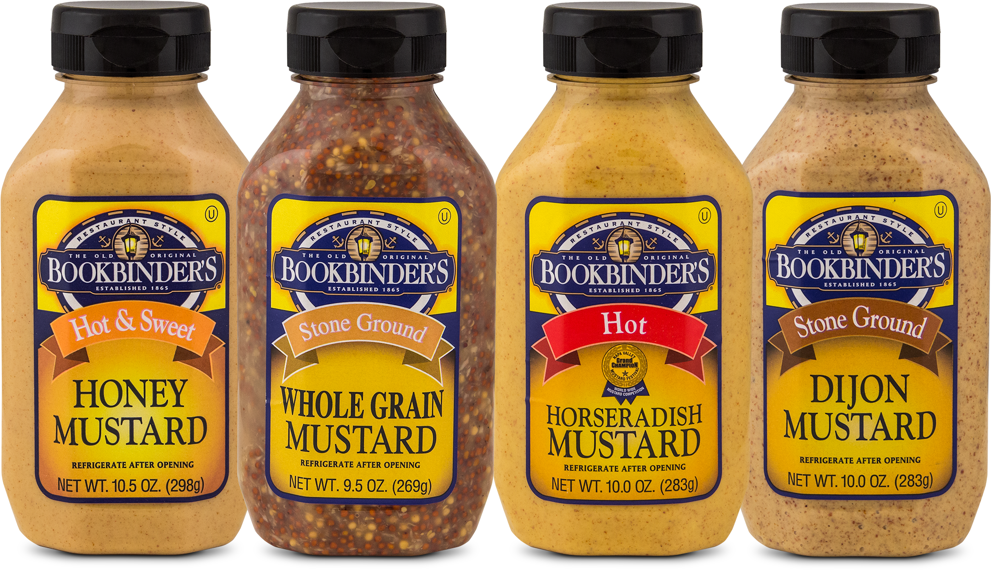 Bookbinders Mustard Variety Pack