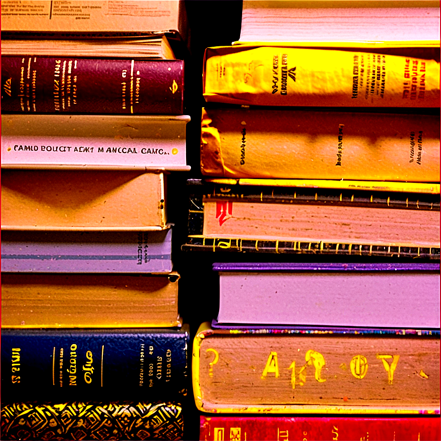 Books Pile PNG 30 PNG with transparent background