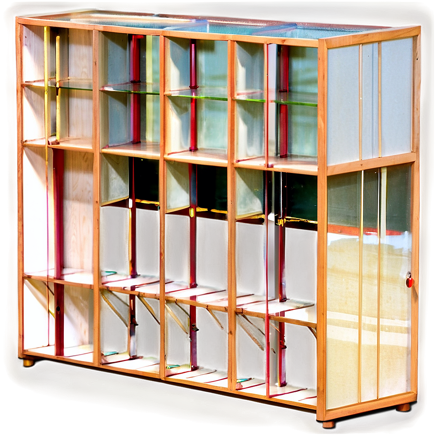 Bookshelf Room Divider Png Cak