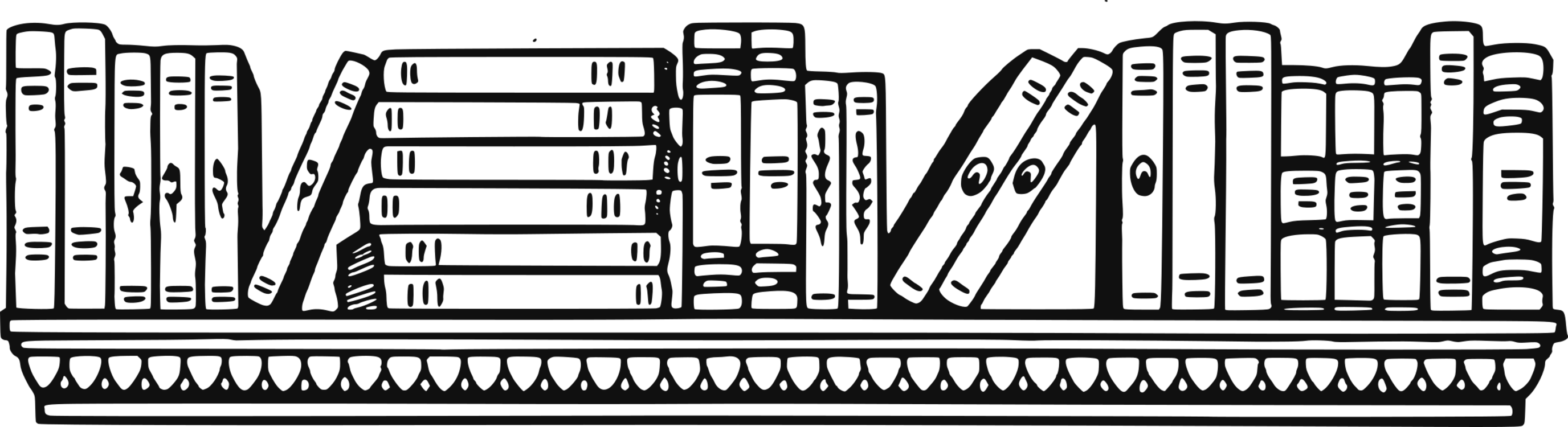 Bookshelf Vector Illustration