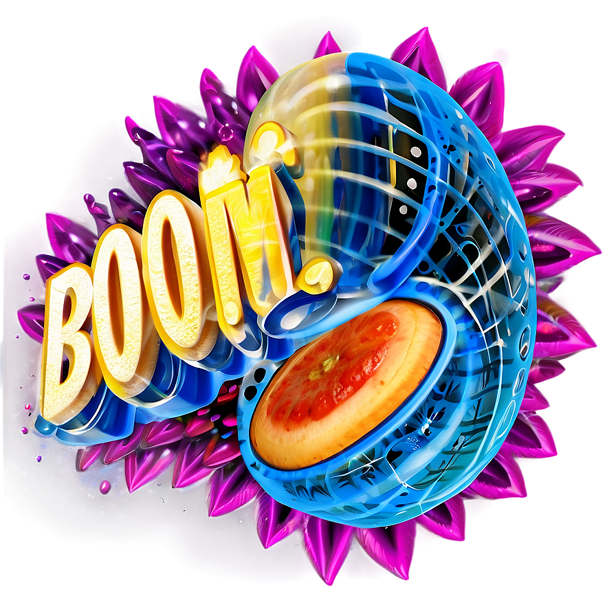 Boom Word Art Png 33