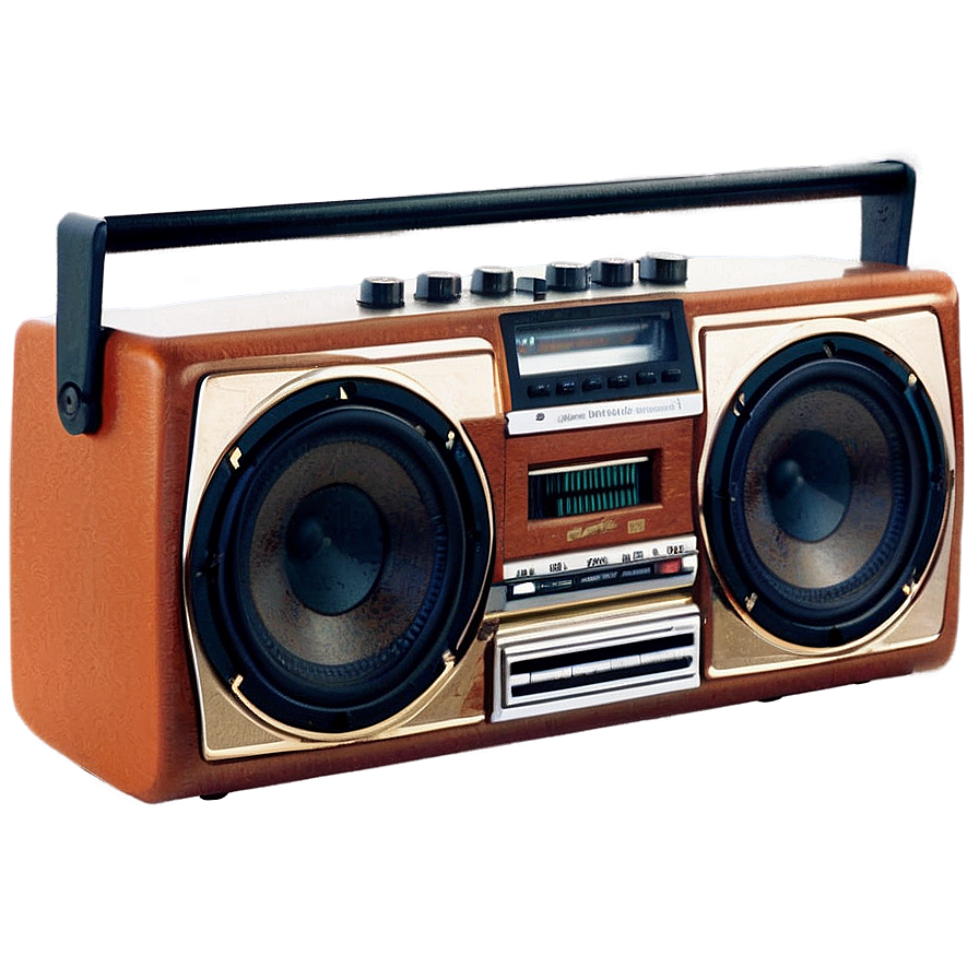 Boombox Retro Stereo Png Srx41