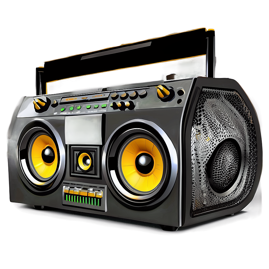 Boombox With Speakers Png 05242024