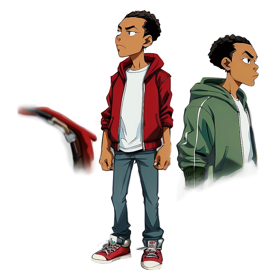 Boondocks Riley Freeman Artwork Png Iai