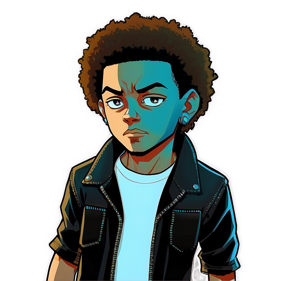 Boondocks Style Riley Freeman Png 06252024