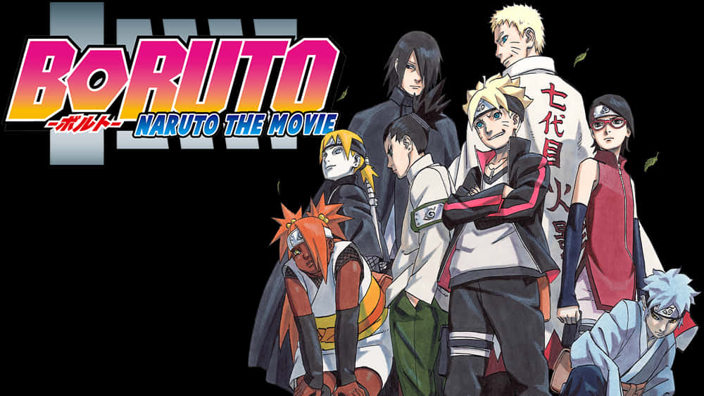 Boruto Naruto The Movie Promotional Art PNG with transparent background