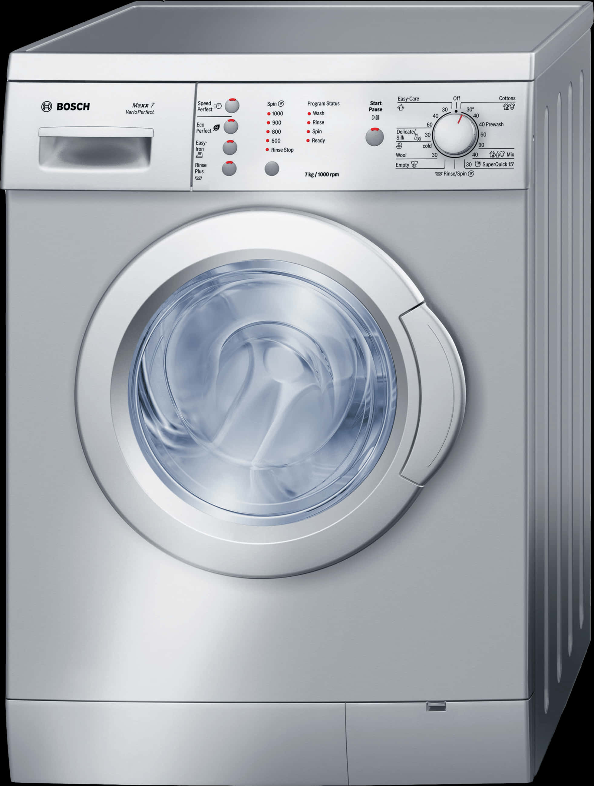 Washing Machine Png Photo - Silver Front Loader Washing Machine, Transparent Png PNG image with a transparent background, free high-resolution download