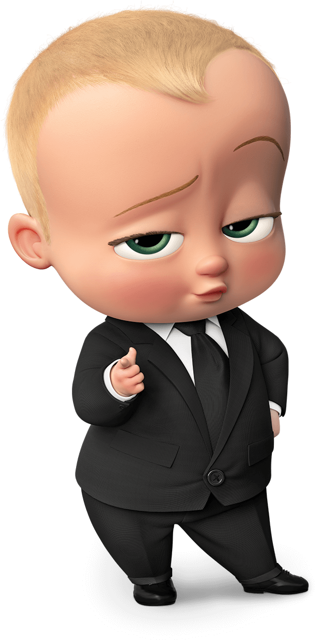 Boss Baby Character Pose