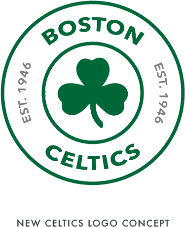 Direction A Lot Of Teams Are Going For Their Logos - Transparent Boston Celtics Logo PNG with transparent background