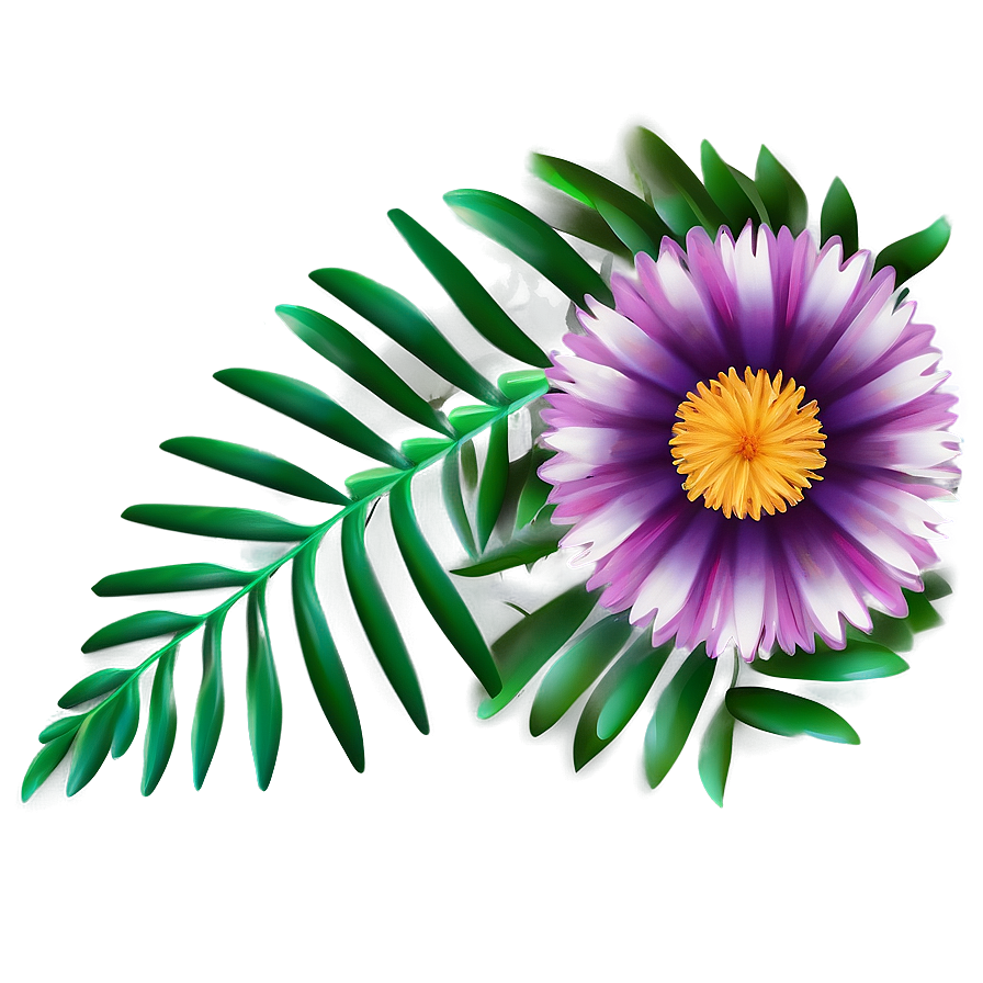 Botanical Corner Flower Png 53