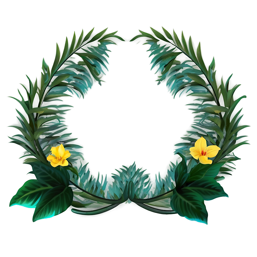 Botanical Frame PNG 05252024 PNG with transparent background