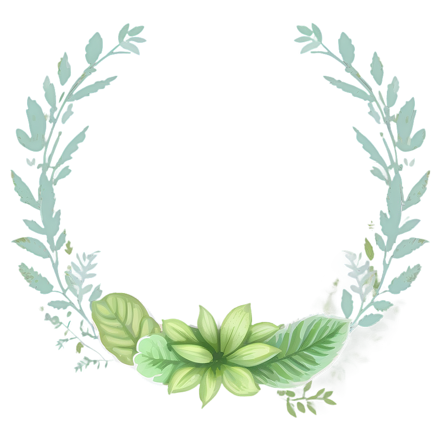 Botanical Frame PNG 39 PNG with transparent background