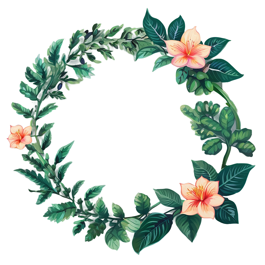 Botanical Frame PNG vbw58 PNG with transparent background
