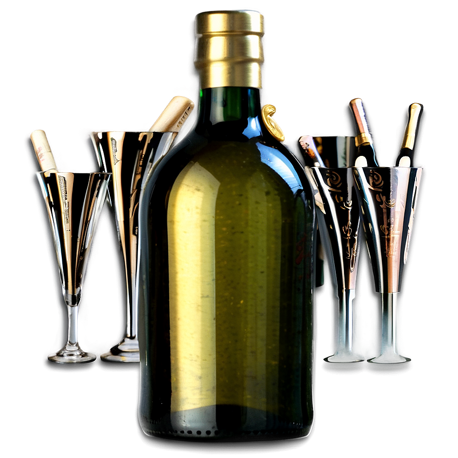 Bottle And Glass Png 05242024