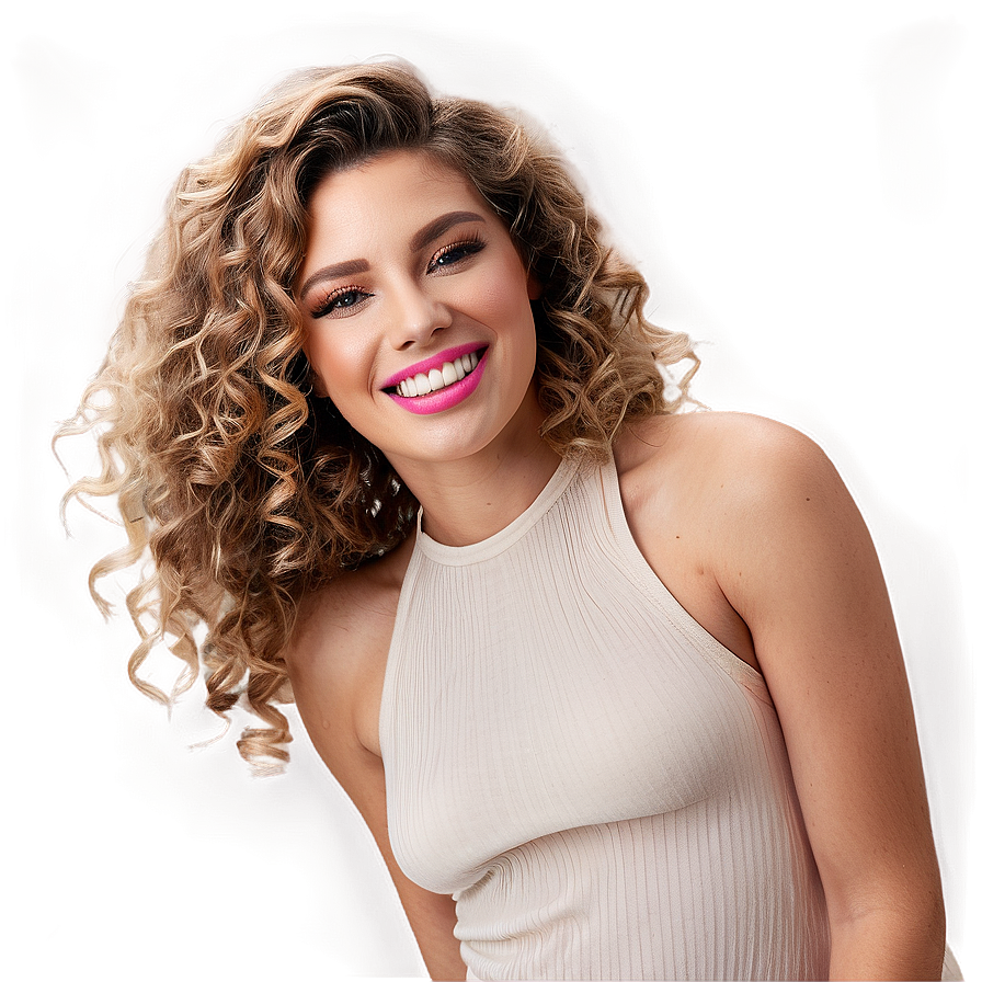 Bouncy Curly Hair Joy Png 98