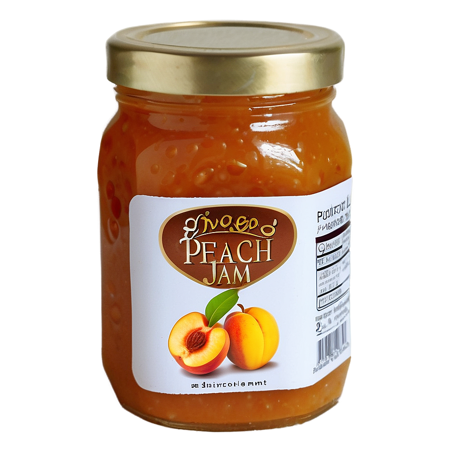 Bourbon Peach Jam PNG 06112024 PNG with transparent background