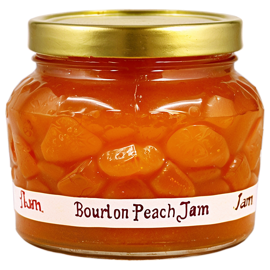 Bourbon Peach Jam Png Uof