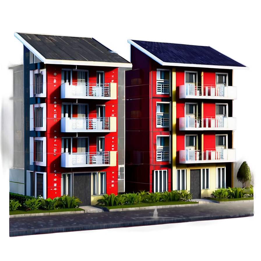 Boutique Apartment Building Png Dhw