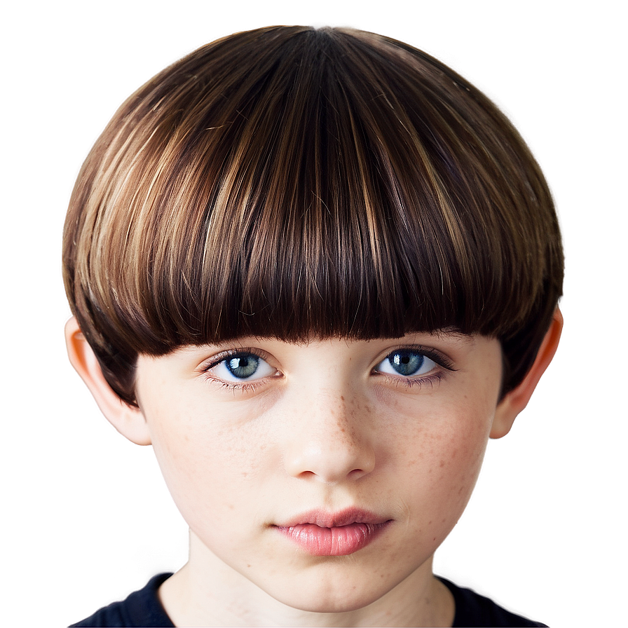 Bowl Cut For Wavy Hair Png 58