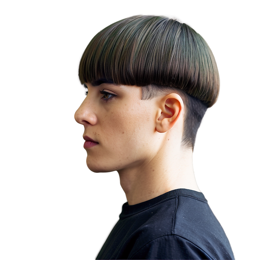 Bowl Cut With Fade Png Enj92