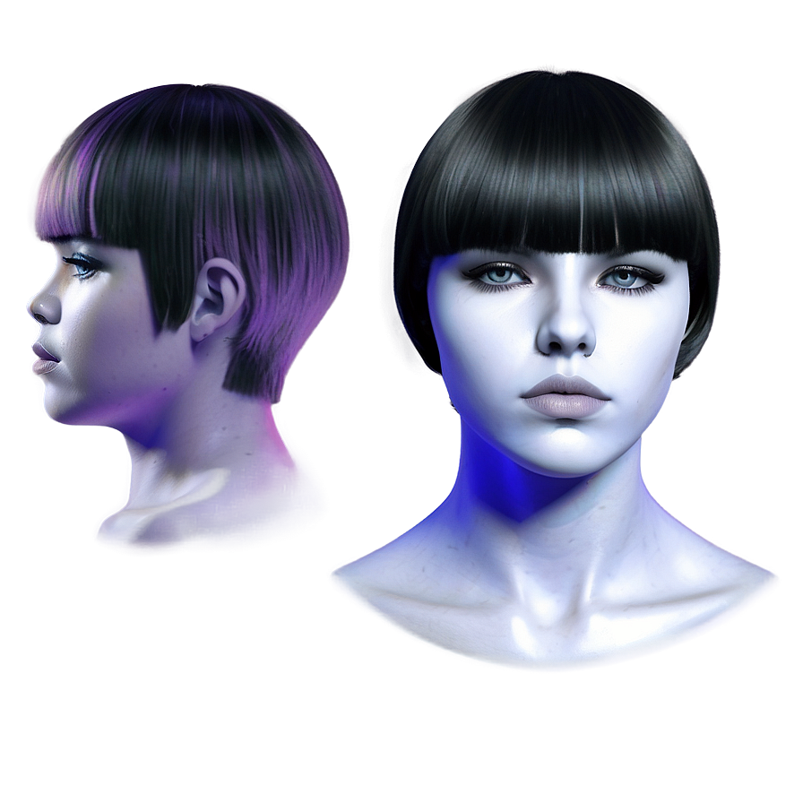 Bowl Cut With Fade Png Ous