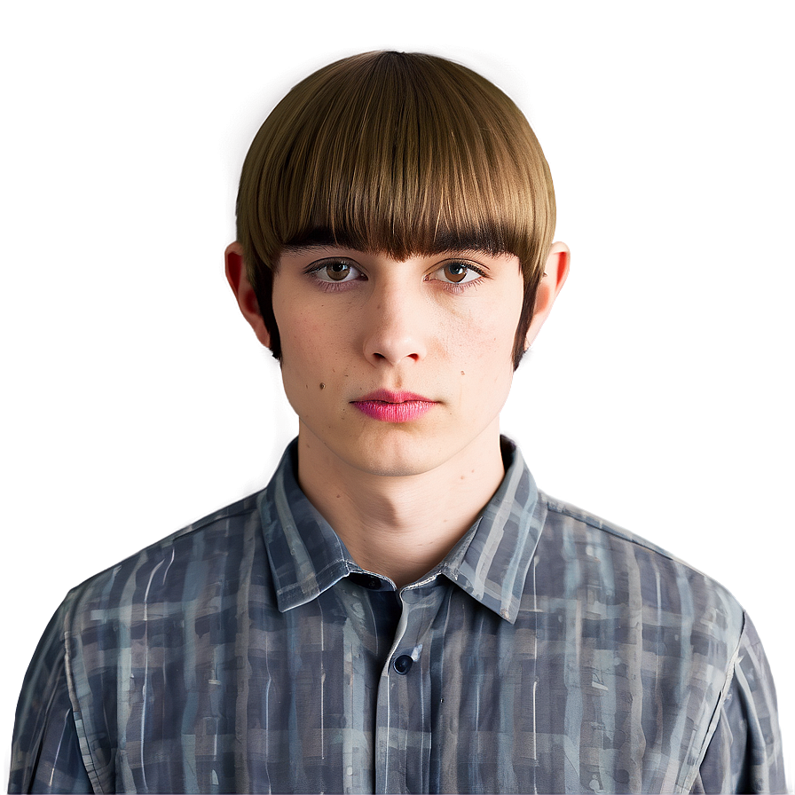 Bowl Cut With Sideburns Png Muh