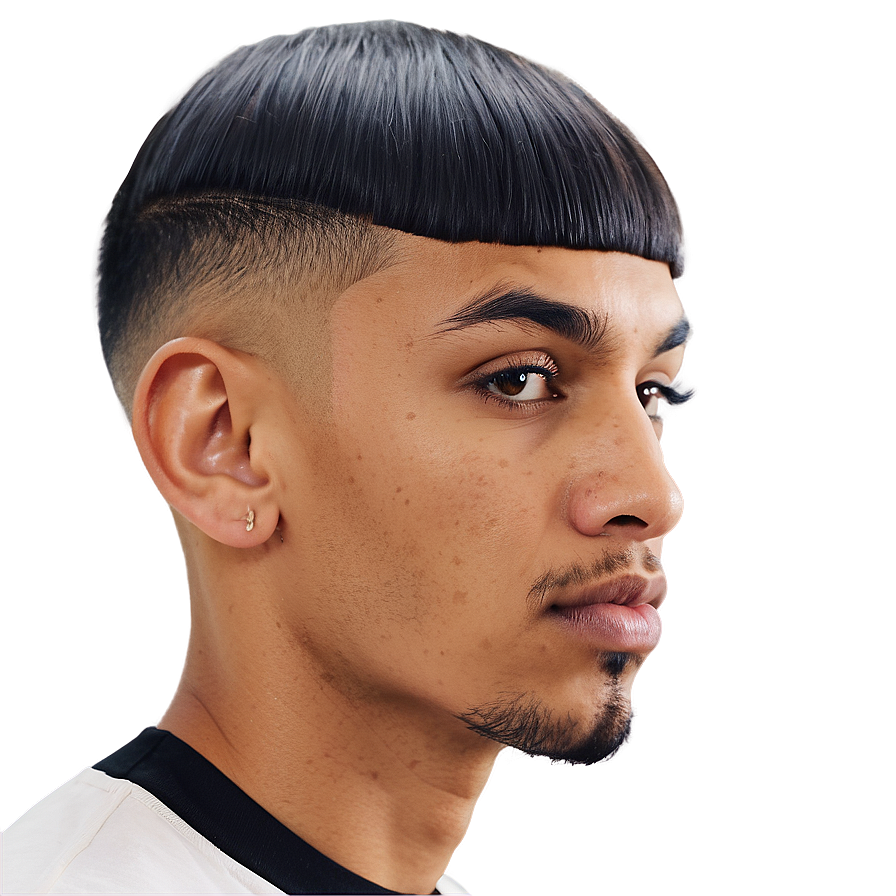 Bowl Cut With Taper Fade Png Inb26